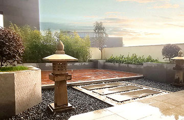 郑州屋顶花园设计案例——博科医疗