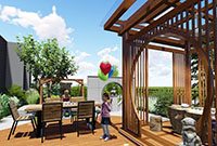 别墅庭院设计：360平米别墅花园景观设计案例