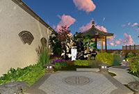 别墅庭院设计：郑州300平米别墅花园设计案例