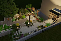 庭院设计：90平米别墅院子设计案例