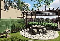 庭院设计：焦作私家庭院景观设计案例