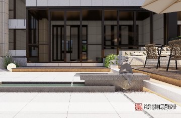 美林上苑98平私家庭院设计