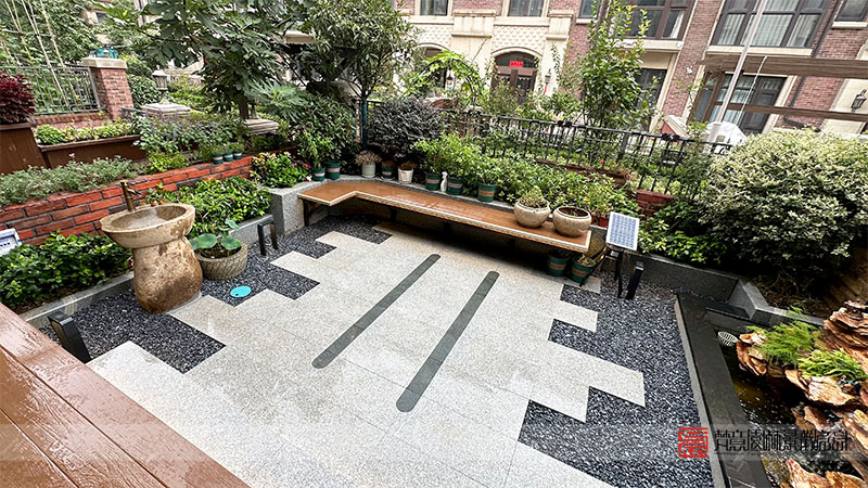郑州天伦庄园32㎡庭院设计