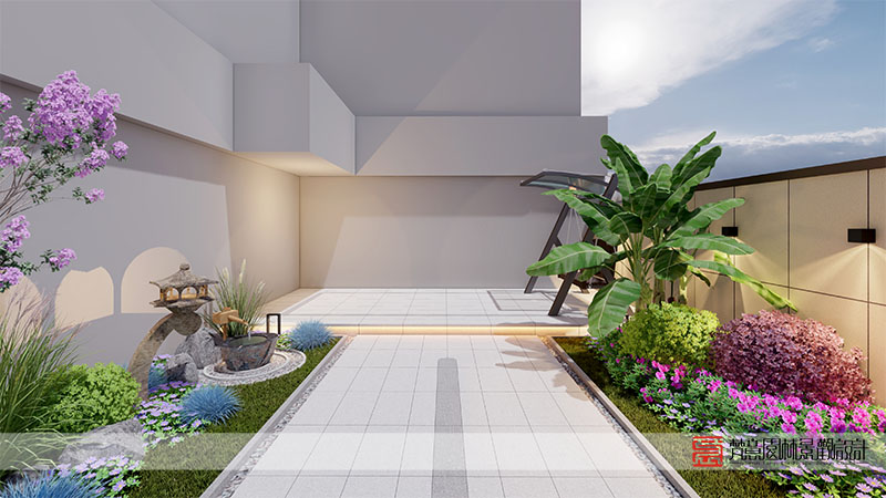 安阳96㎡私家庭院设计