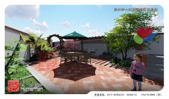 郑州别墅庭院设计铺装的造景功能