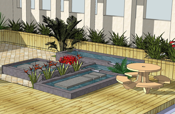 屋顶花园设计：濮阳柏维酒店屋顶花园设计