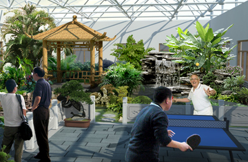 屋顶花园设计：禹州自建房屋顶花园设计