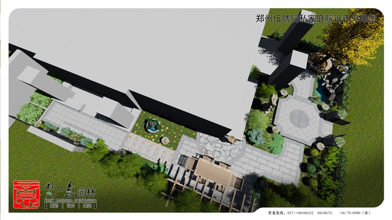 私家庭院设计,橄榄城别墅院子设计