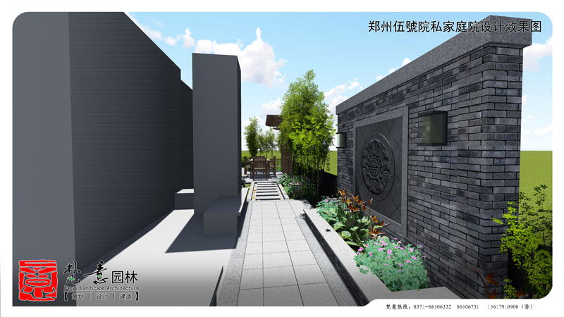 私家庭院设计,橄榄城别墅院子设计