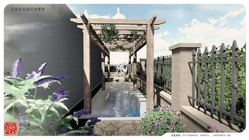 别墅庭院设计,中式庭院设计
