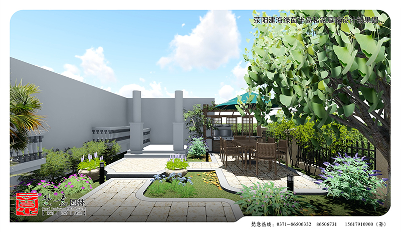 建海绿茵半岛庭院设计,庭院设计