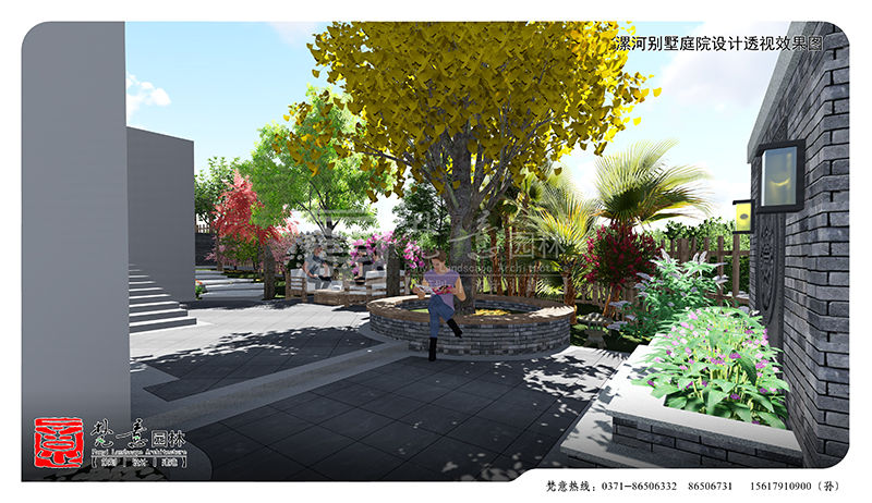 漯河别墅庭院设计,别墅庭院设计