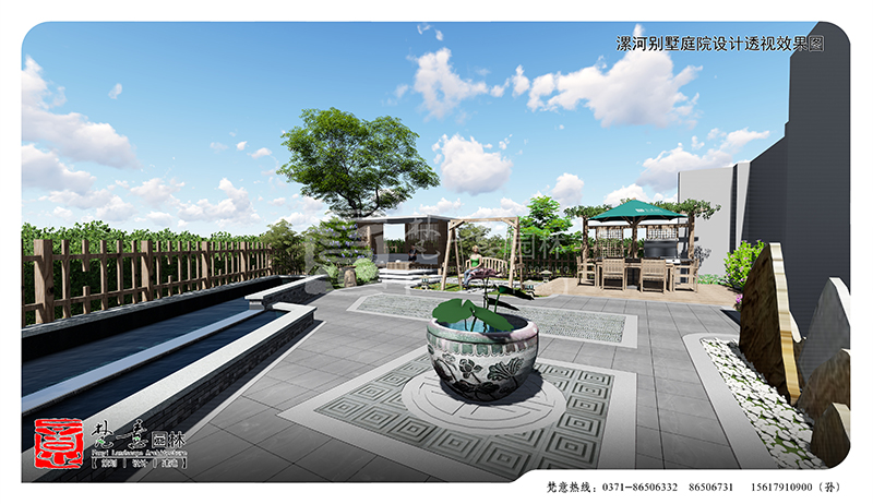 漯河别墅庭院设计,别墅庭院设计