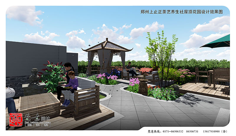 屋顶花园设计案例,屋顶花园设计效果图