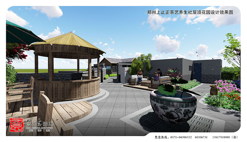 屋顶花园设计案例,屋顶花园设计效果图