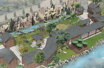 郑州登封少林寺景区售卖街区规划设计