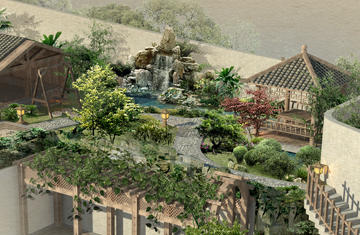 郑州龙湖林溪湾庭院设计
