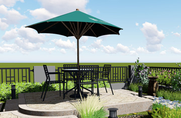 郑州正商花语里私家庭院设计