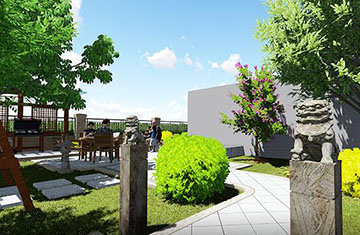 郑州龙湖九溪郡别墅庭院设计