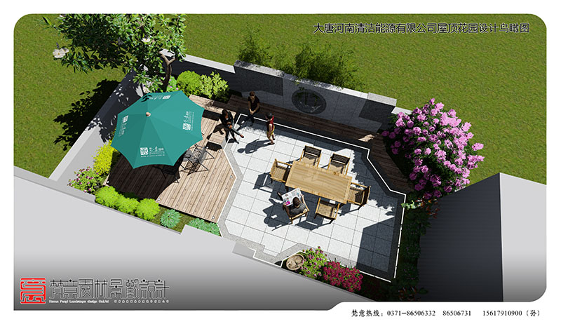 屋顶花园设计,河南屋顶花园设计