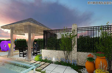 郑州新田城私家庭院设计