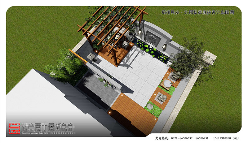 私家庭院设计,郑州私家庭院设计