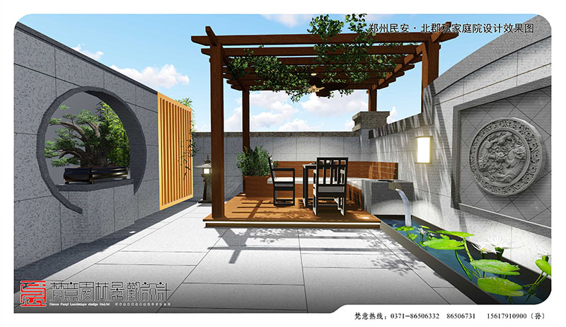 私家庭院设计,郑州私家庭院设计