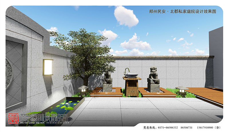 私家庭院设计,郑州私家庭院设计