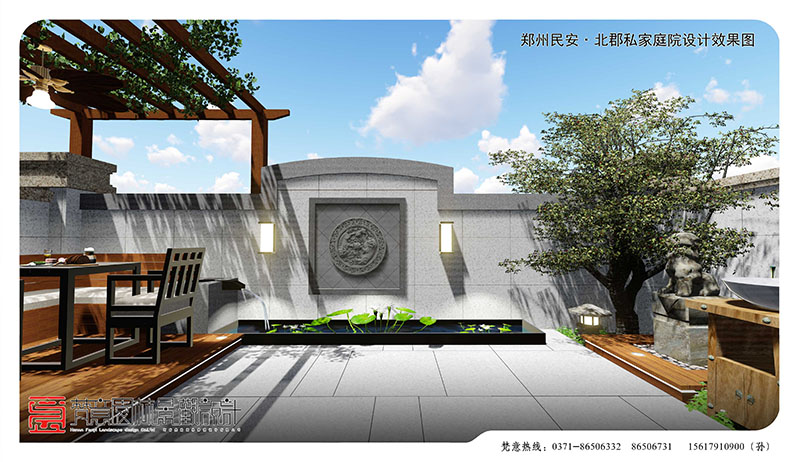 私家庭院设计,郑州私家庭院设计