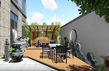 郑州高新区M3美立方企业独栋庭院设计