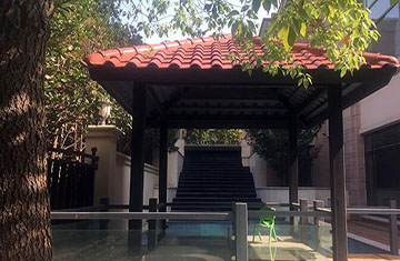 郑州别墅花园设计施工-迎宾路三号