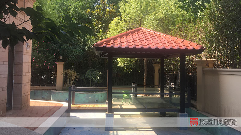 郑州别墅花园设计施工-迎宾路三号