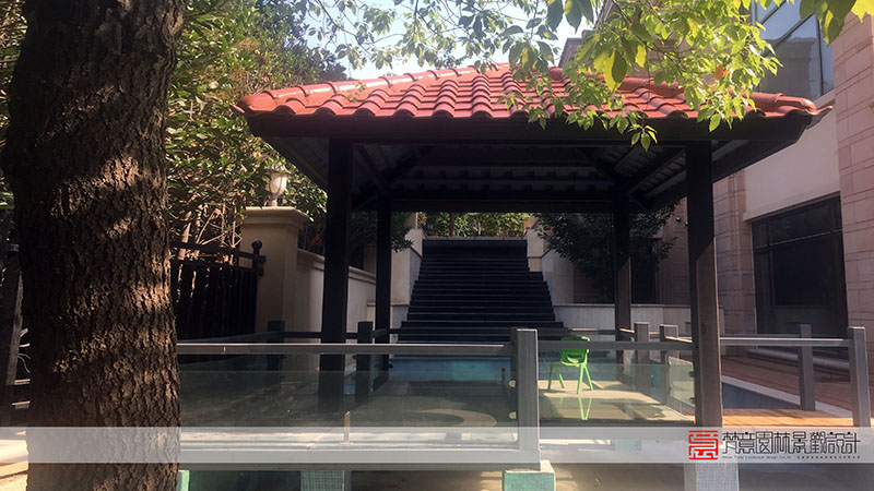 郑州别墅花园设计施工-迎宾路三号