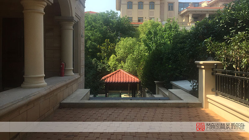 郑州别墅花园设计施工-迎宾路三号