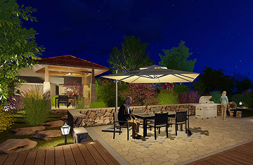 郑州别墅庭院设计——上街五云山