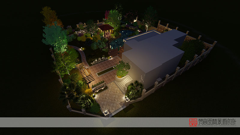 郑州别墅庭院设计,郑州五云山别墅庭院设计