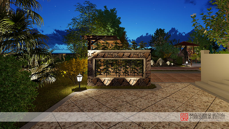 郑州别墅庭院设计,郑州五云山别墅庭院设计