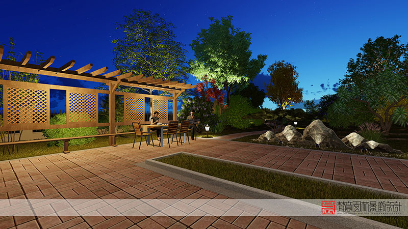 郑州别墅庭院设计,郑州五云山别墅庭院设计