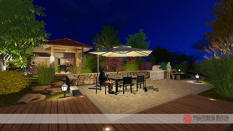 郑州别墅庭院设计,郑州五云山别墅庭院设计