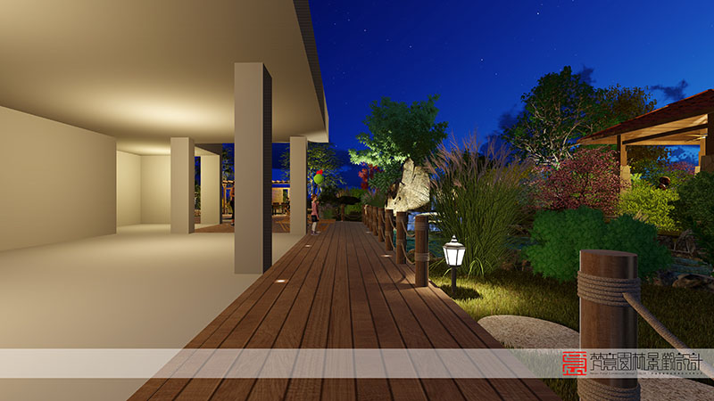 郑州别墅庭院设计,郑州五云山别墅庭院设计