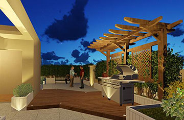 郑州屋顶花园设计——荥阳碧桂园龙城