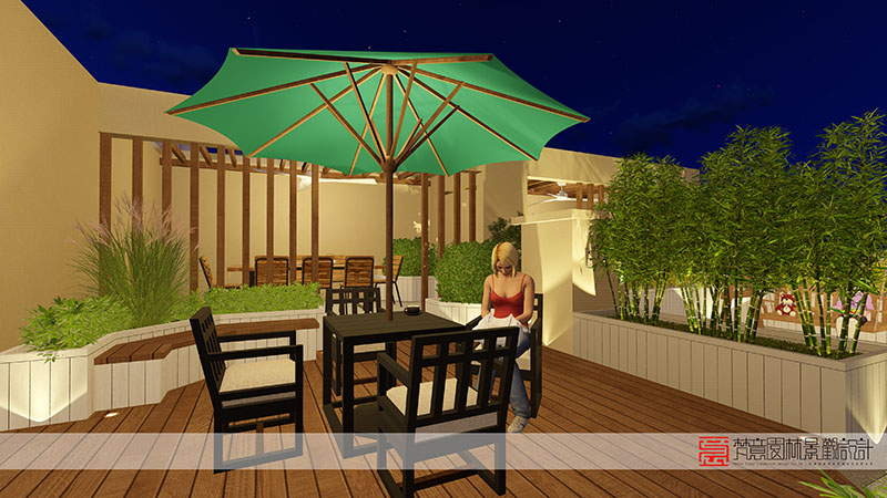 郑州屋顶花园设计,荥阳屋顶花园设计,荥阳碧桂园龙城屋顶花园设计