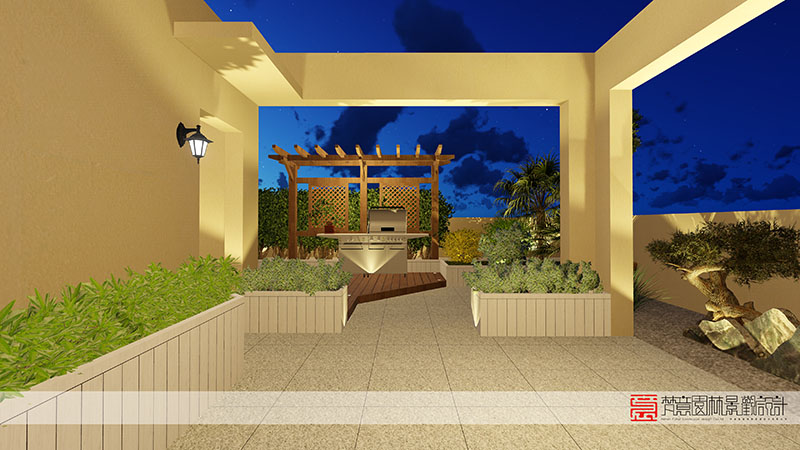 郑州屋顶花园设计,荥阳屋顶花园设计,荥阳碧桂园龙城屋顶花园设计