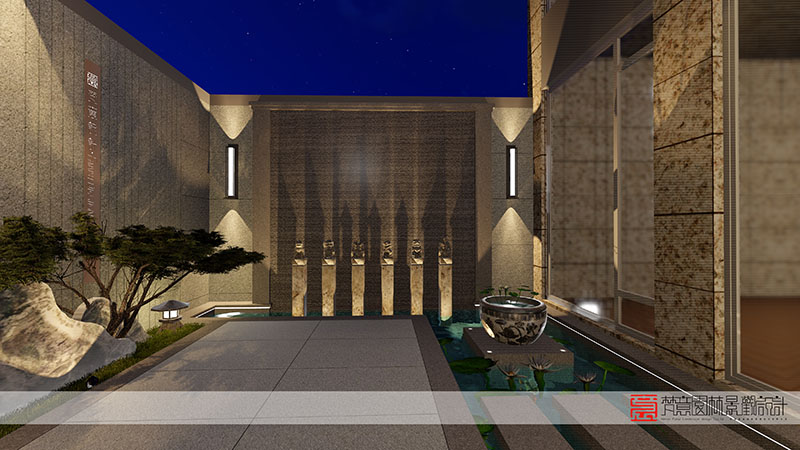 郑州庭院设计,郑州美立方庭院设计