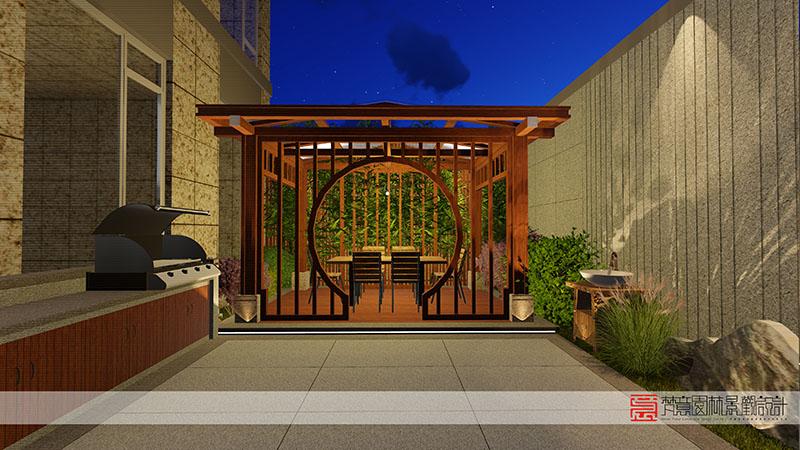 郑州庭院设计,郑州美立方庭院设计