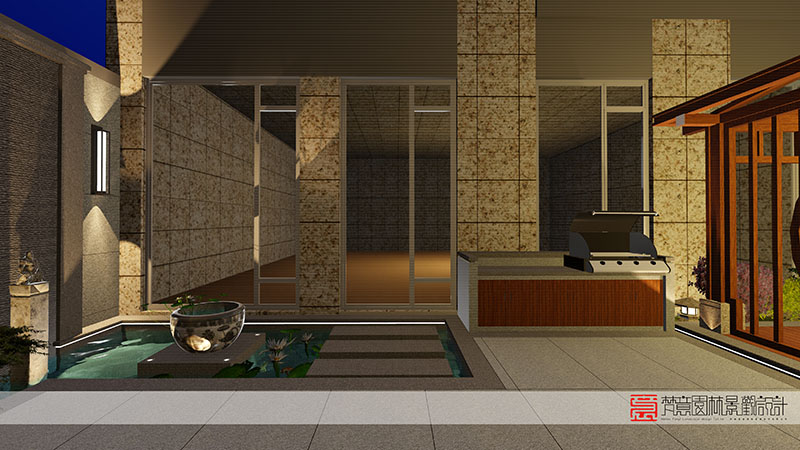 郑州庭院设计,郑州美立方庭院设计