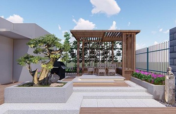 郑州庭院设计案例——龙湖西泰山庭院设计